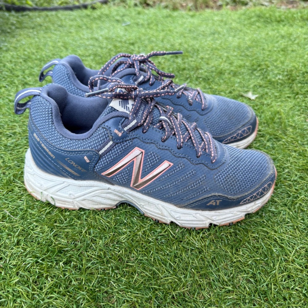 New Balance Shoes Size 8 Womens Lonoke Trail‎ Running Gorpcore Hiking Blue Peach